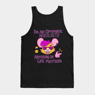 Optimistic Nihilist Hamster Tank Top